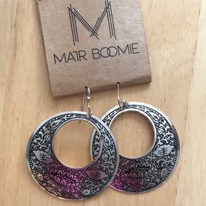 MATR BOOMIE Silver Hoop Earrings